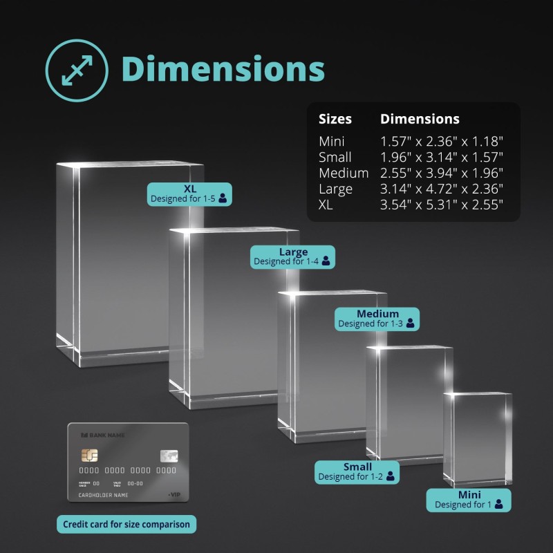 3D Crystal Portrait™